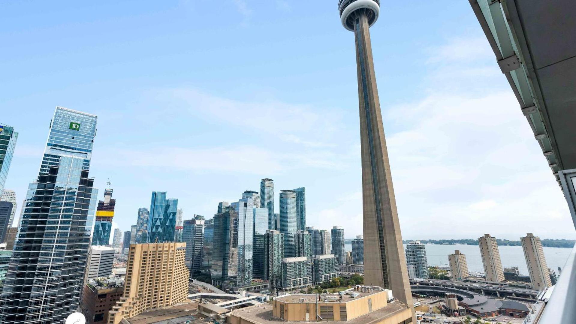 2Bedroom Cn Tower And Water Views - Free Parking - Rooftop Pool Toronto Exterior foto